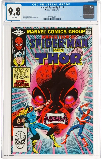 Marvel Team-Up #115 CGC 9.8 White Pages SPIDER-MAN Thor 1st Meru the Mind-Bender