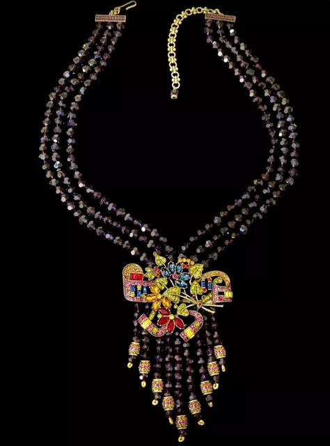 Heidi Daus Decollate Crystal Beaded Necklace