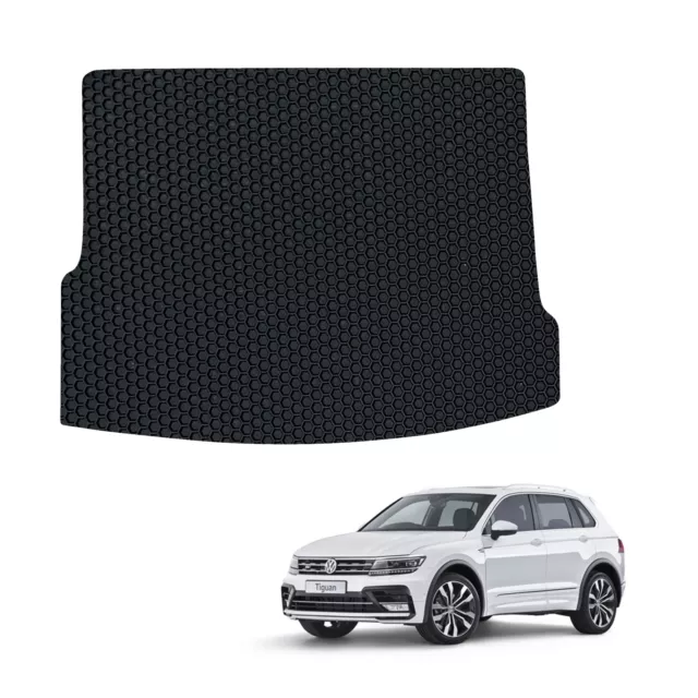 VW Tiguan MK2 2016-2022 Tailored Rubber Car Boot Liner Protector Mat Cover