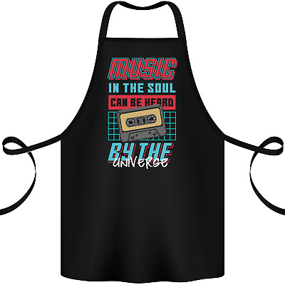 Music in the Soul Heard by the Universe Cotton Apron 100% Organic
