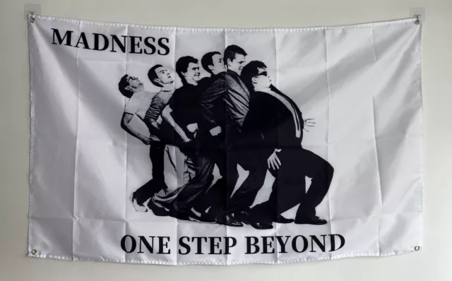 MADNESS ONE STEP BEYOND MUSIC SOUVENIR FLAG- 5x3 FREE 48HR POST