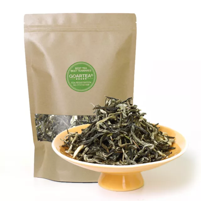 GOARTEA Nonpareil Supreme Fujian Jasmine Silver Green Tea Chinese Loose Yin Hao