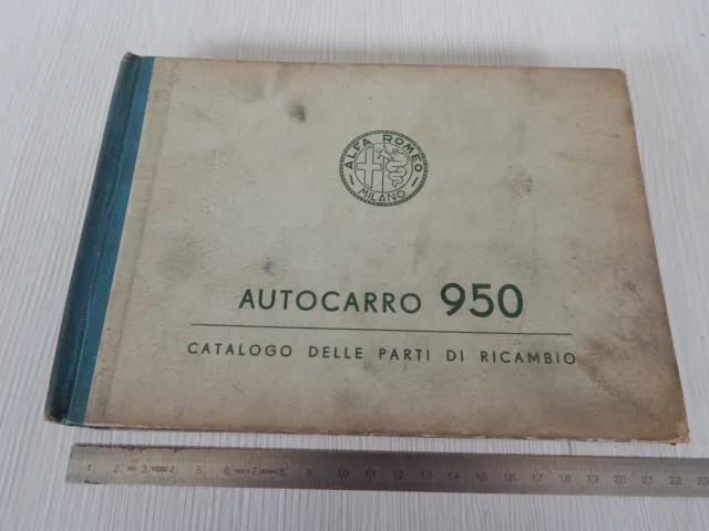 Original Spare Parts Catalogue Alfa Romeo 1956 Truck 950