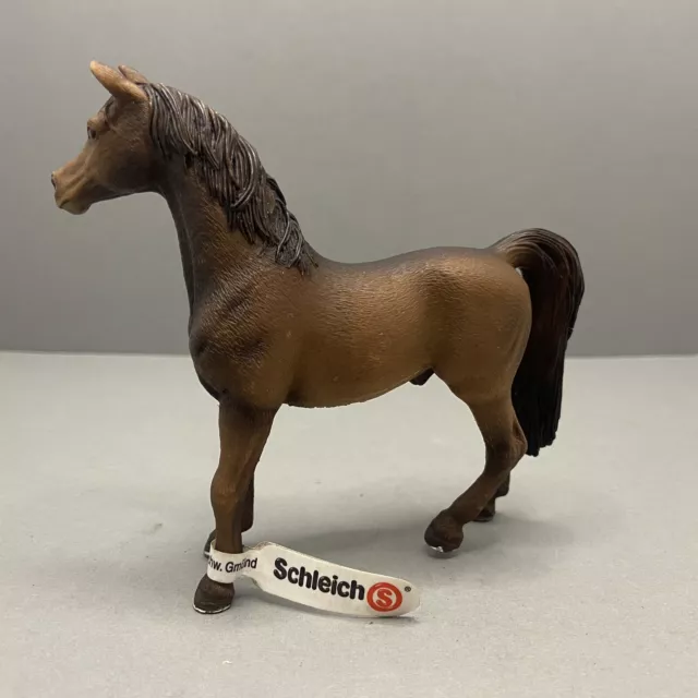 Schleich Arabian Stallion Horse Figure 13629 Brown 2007 With Tag