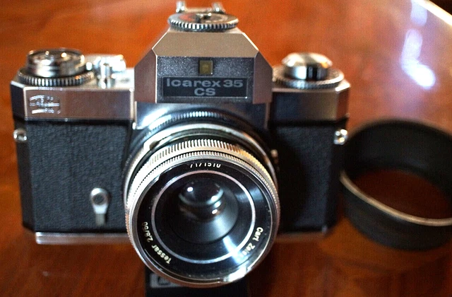 Rare Superbe et tout fonctionnel ZEISS iKON  ICAREX 35 CS, "BM"+Tessar 2,8/50mm.