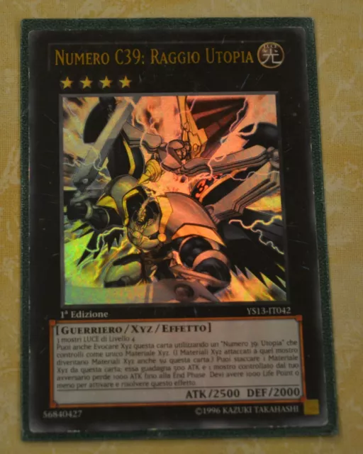 Yugioh Yu-Gi-Oh! Numero C39 Raggio Utopia Ultra Rara Ita Ys13-It042 Yugioh Yu-Gi-Oh! Numero C39 Raggio Utopia Ultra Rara Ita Ys13-It042