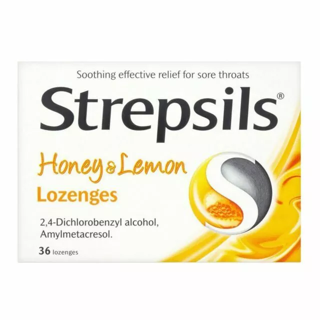 Strepsils Honey and Lemon - 36 Lozenges