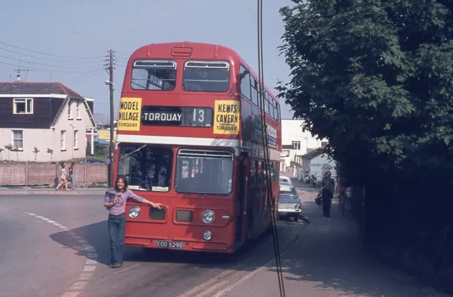 6 x Original DEVON GENERAL Bus Slides . Brixham Paignton ETC . c1972 . See list