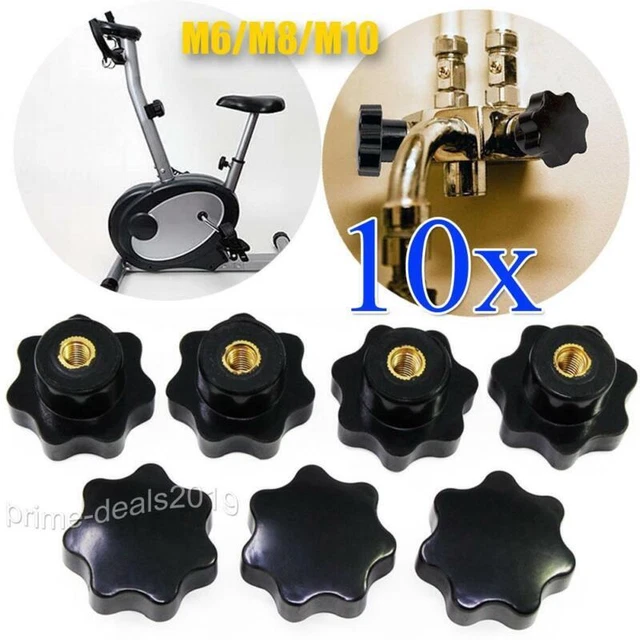 16 Stück Flügelmuttern M8 - Sternform Rändelmutter Für Werkstatt & DIY-Projekte