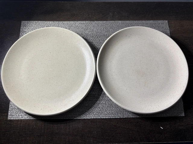 CALVIN KLEIN THE Khaki Collection Cargo 9” Stoneware Plates Set of