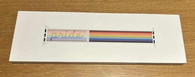 BNIB Genuine Apple Watch 45mm Pride Edition Sport Loop Strap