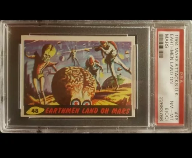 1964 MARS ATTACKS UK #48 PSA 8oc 2 Higher