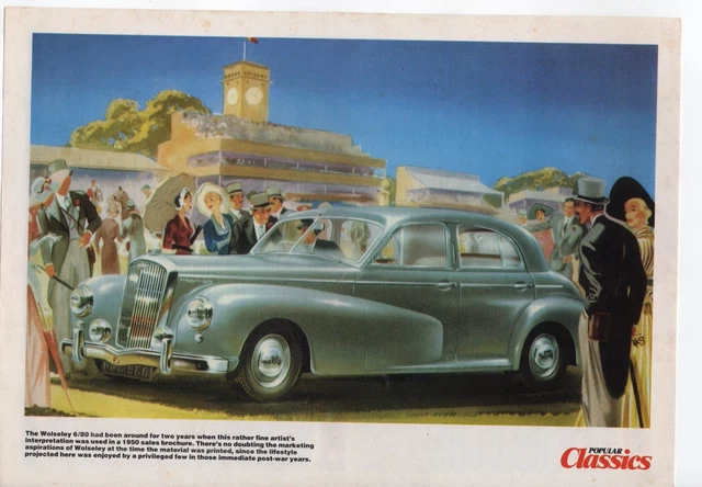 Motoring Ephemera 1960s. Wolseley 6/80 Flyer from Popular Classics