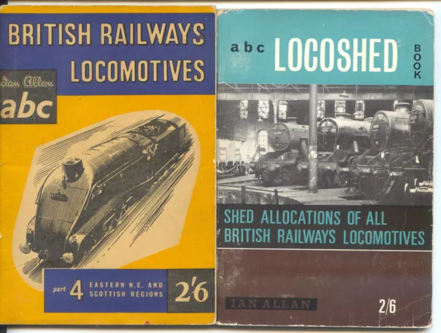 Ian Allan ABC British Railways Locomotives and Loco Shed books 1958 to 1964 (6)