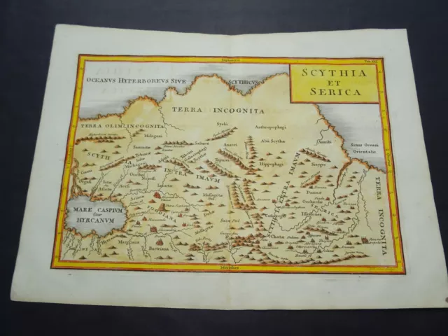 Antique Map of Central Asia by Christoph Cellarius 1795