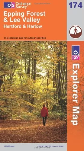 Epping Forest and Lee Valley (OS Explore... by Ordnance Survey Sheet map, folded