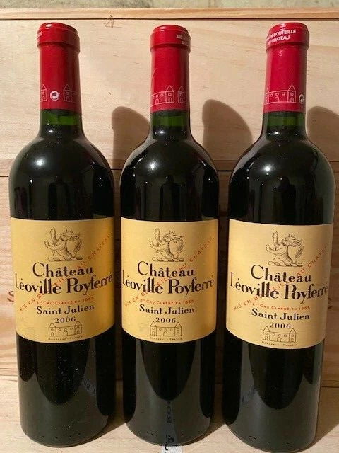 1 Bt CHATEAU LEOVILLE POYFERRE 2006 SAINT JULIEN GRAND CRU CLASSE