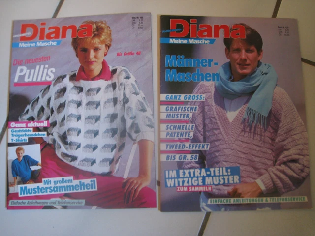 2 Strickmagazine "DIANA" - Nr. 420 und 425