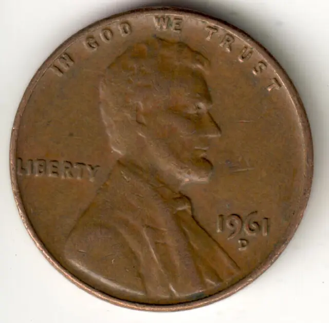 USA - 1961D - Lincoln Memorial Cent - #7266