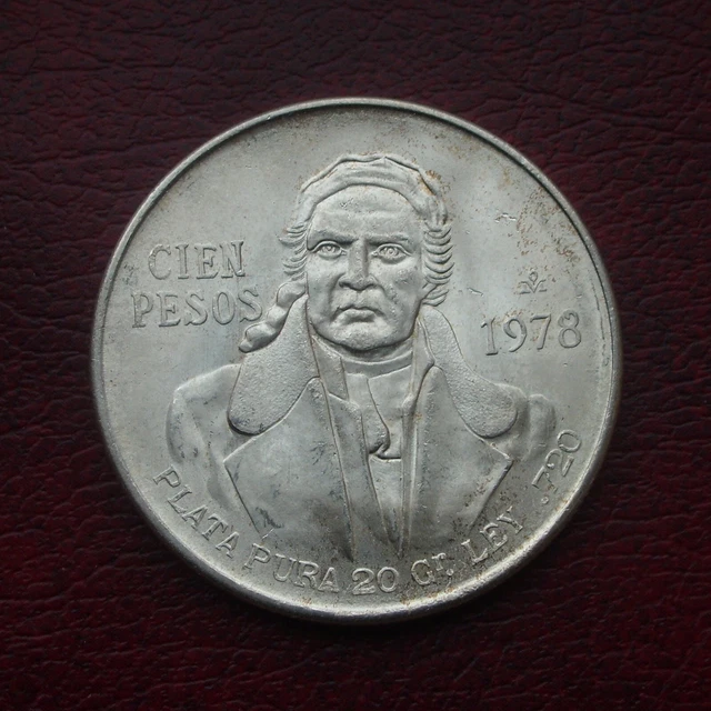 Mexico 1978 silver 100 pesos