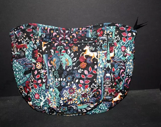 Vera Bradley Cotton Glenna Satchel Purse Enchantment NWT EXACT