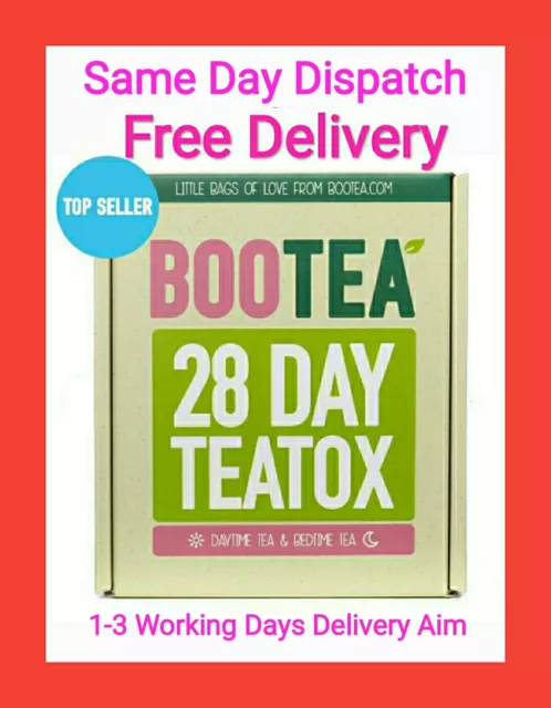 BOOTEA Teatox 28 Day Tea Bags 14 Bedtime Weight Loss Tea FREE DELIVERY