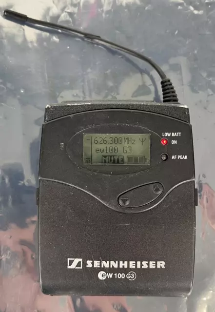 SENNHEISER SK 100 G3 EW 100 G3 Bodypack Transmitter 626-668 MHz - TESTED