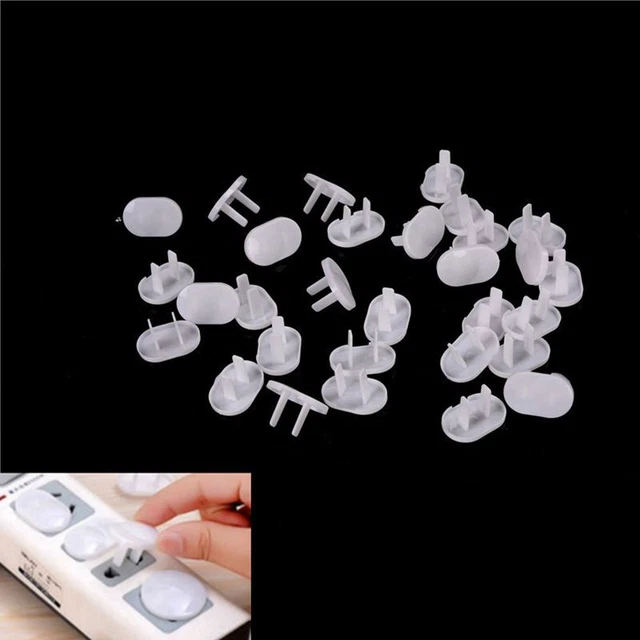 50Pcs Anti Electric Shock Plugs Protector Cover Cap Socket Electrical Outleoo