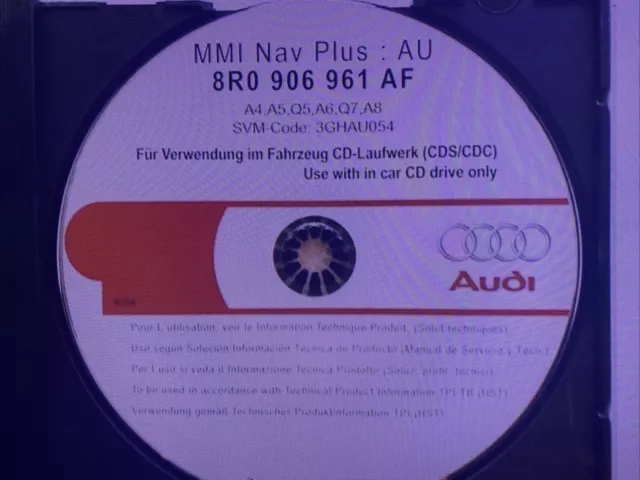 Original Audi MMI Software Update CD 8R0906961AF für Audi MMI High 3G System