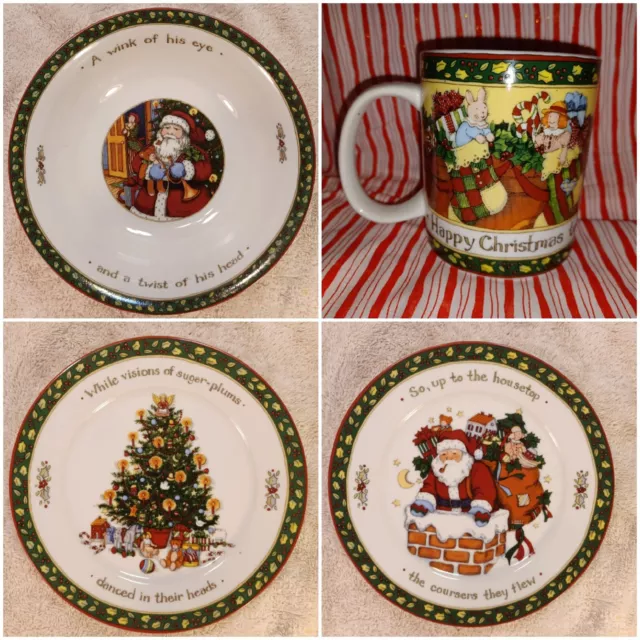 Portmeirion Susan Winget "A CHRISTMAS STORY"  Dishes