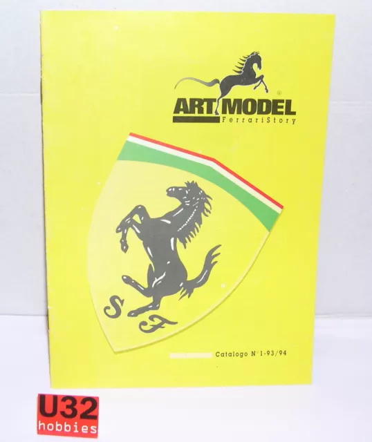 Art Model Catalogo Folleto Nº1 Ferrari Story 1993/1994 6 Paginas  Nuevo