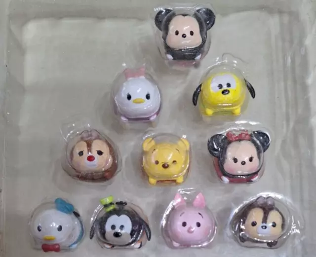 X 10 Tsum Tsum figure bundle DISNEY CHARACTERS MINNIE/MICKEY MOUSE,DONALD DAISY