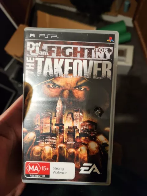 Def Jam Fight For NY Takeover PSP ARTWORK ONLY Authentic NO GAME