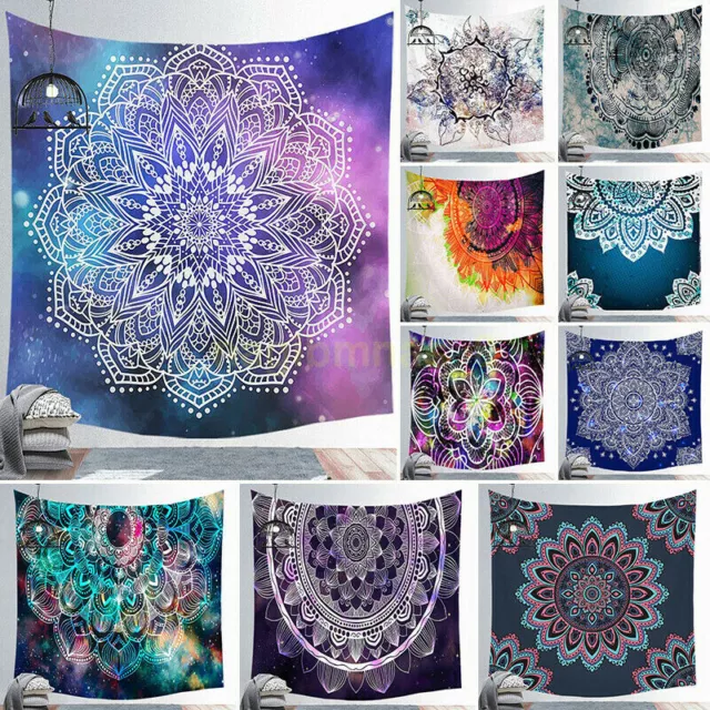 Mandala Tapestry Psychedelic Wall Hanging Rug Blanket Bohemia Tapestry Art Decor