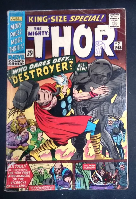 The Mighty Thor King-Size Special #4 Silver Age Marvel Comics VG-