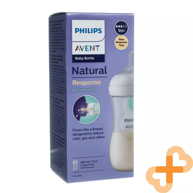 PHILIPS AVENT Natural Response Bottle with Additional AIRFREE Valve 260 ml