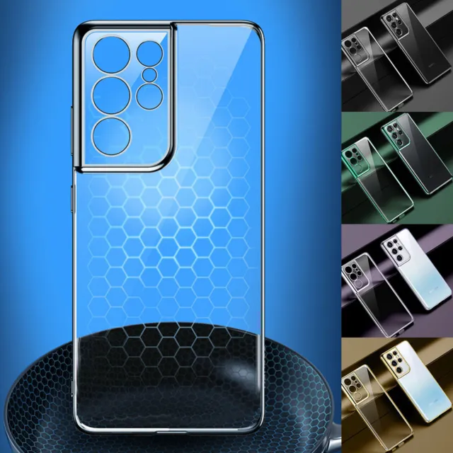For Samsung Galaxy S22 Plus Ultra Case Slim Clear TPU Shockproof Gel Phone Cover