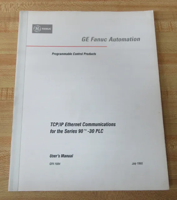 GE Fanuc Automation GFK-1084 User's Manual