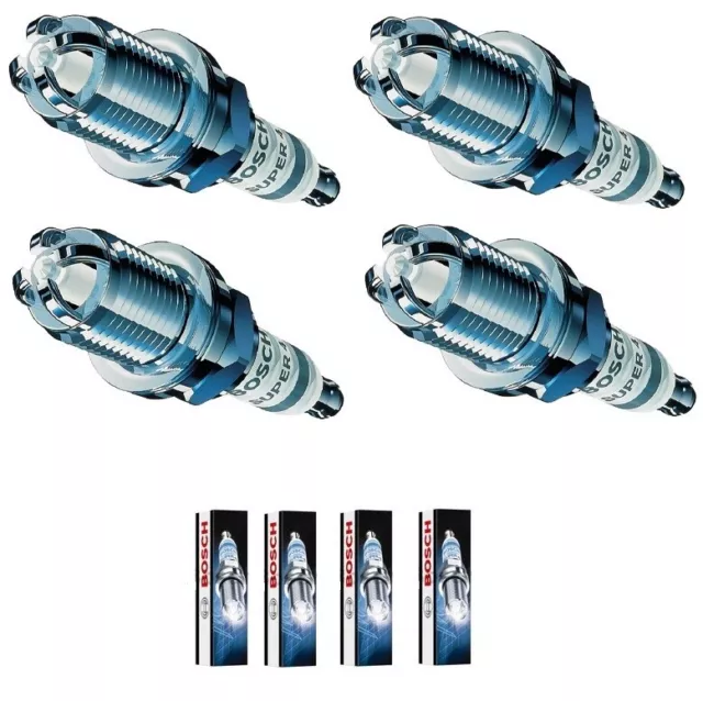 Spark Plugs x 4 Bosch Super 4 Fits Toyota Avensis Corolla Yaris Celica MR2 RAV4