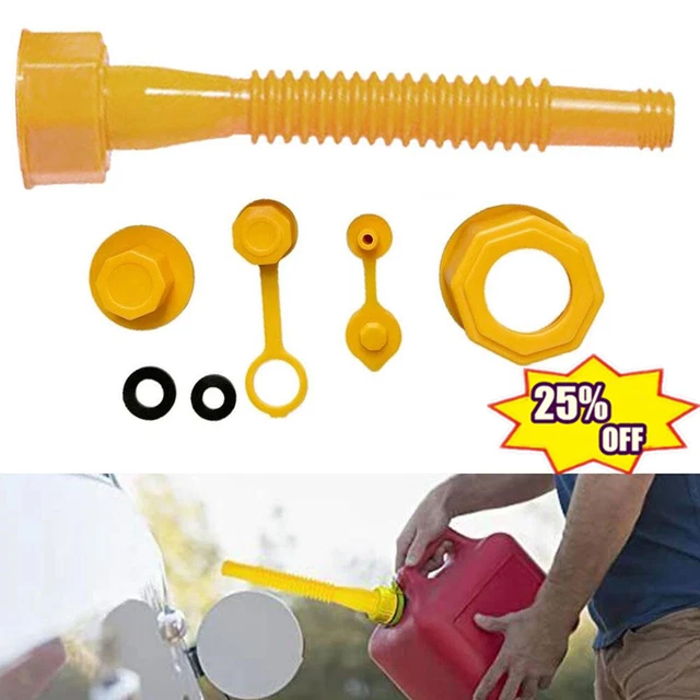 REPLACEMENT GAS CAN Spout Nozzle Vent Kit for Plastic Gas Cans Old