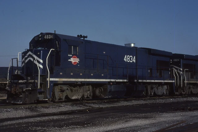 Mp Missouri Pacific B30-7A 4834 In 1984 Mopac   Original Slide