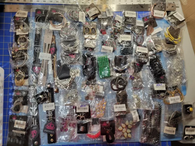 113 New Paparazzi Jewelry Lot- Necklaces,  Bracelets,  Rings & Earrings #103