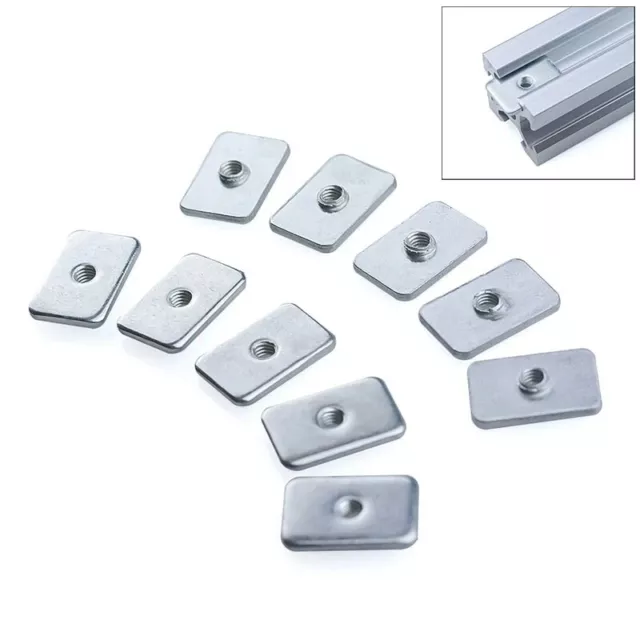 T-Nut M3/M4/M5 Tee Nuts for V-Slot T-Slot Aluminum Profile Aluminum Extrusion