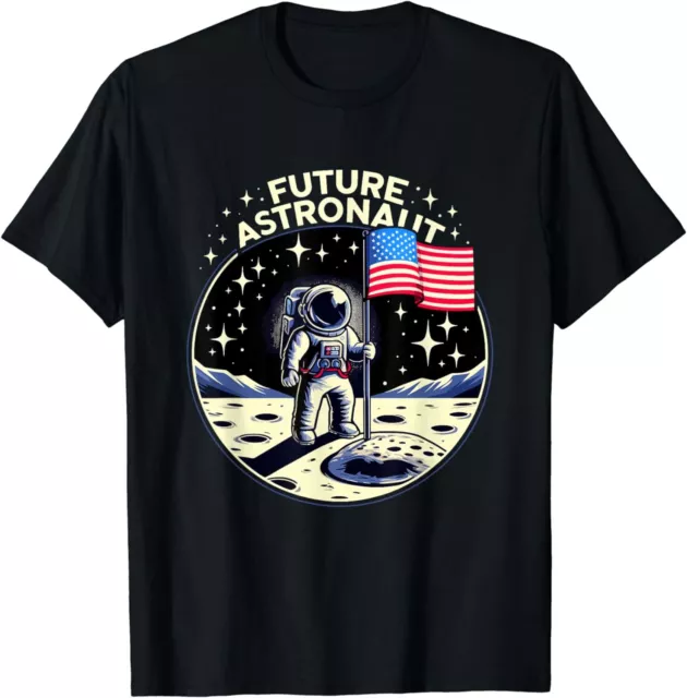 Future Astronaut Astronomy Astrophysics Stargazing Retro T-Shirt S-3XL