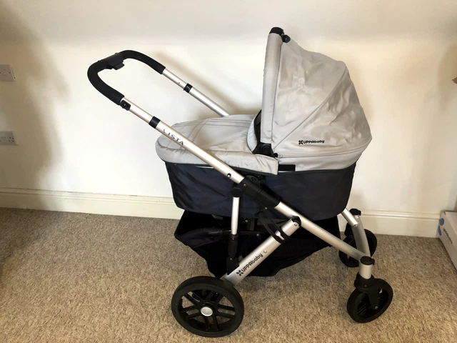 Uppababy Vista Buggy Pram Travel System, Bassinet Stand, Buggy Board, Covers
