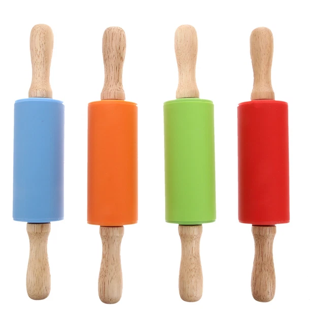 4 pz accessori da cucina casa delle bambole in bambù empanadas pressa rosso