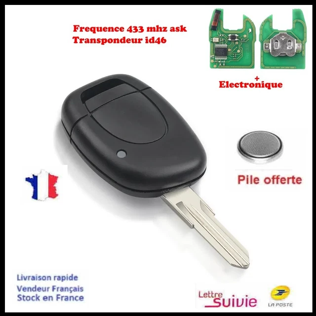 Cle Trafic 2 Clé Vierge éléctronique Pcf7947 Pr Renault Master Clio 3 Kangoo 2 Modus Twingo2 Renault Kangoo 2 - Foto 6