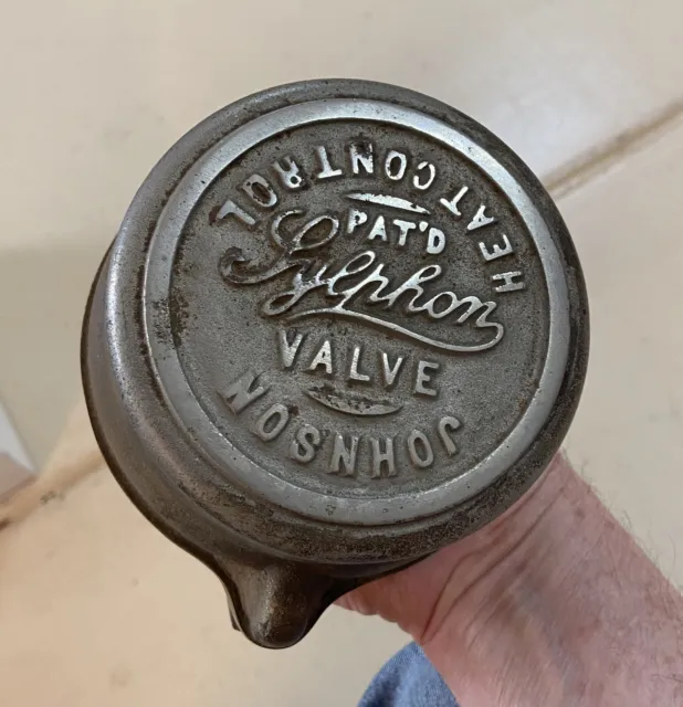 Antique Cast Iron Johnson Heat Control  Sylphon Pneumatic Valve Control