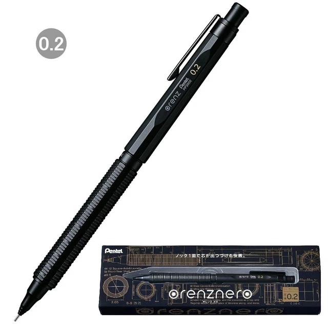 Pentel Graphlet Porte-Mine 0,9 Mm - Grip Roulette Et Fenêtre De Dureté