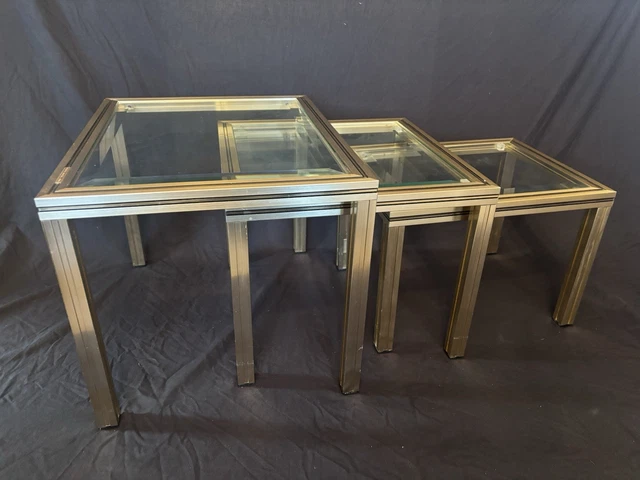 Paire D'Appliques Pierre Vandel 1970 - Moderniste Memphis - Alu & Perspex